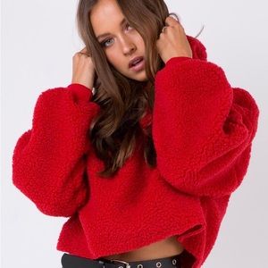 Princess Polly Killing Me Softly Teddy Bear Hoodie